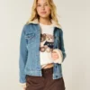 Faux Fur Trim Denim Jacket Faux Fur Trim Denim Jacket