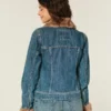 Faux Fur Trim Denim Jacket Faux Fur Trim Denim Jacket
