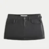 Faux Leather Mini Skort Faux Leather Mini Skort