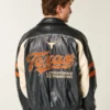 Faux Leather University of Texas at Austin Longhorns Graphic Jacket Faux Leather University of Texas at Austin Longhorns Graphic Jacket