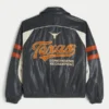 Faux Leather University of Texas at Austin Longhorns Graphic Jacket Faux Leather University of Texas at Austin Longhorns Graphic Jacket