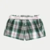 Flannel Boxer Shorts
