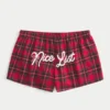 Flannel Boxer Shorts