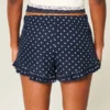 Flannel Ruffle Shorts