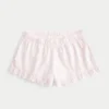 Flannel Ruffle Shorts