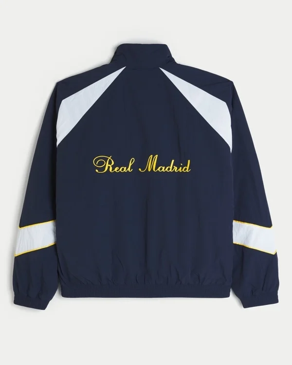 Fleece-Lined Real Madrid CF Graphic Track Jacket Fleece-Lined Real Madrid CF Graphic Track Jacket