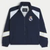 Fleece-Lined Real Madrid CF Graphic Track Jacket Fleece-Lined Real Madrid CF Graphic Track Jacket