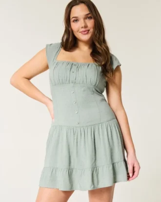 Flutter Sleeve Skort Dress Flutter Sleeve Skort Dress