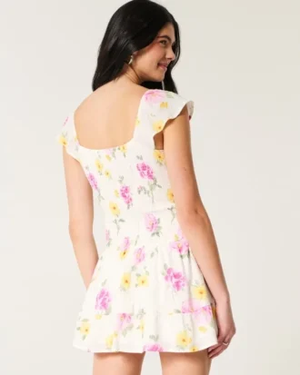 Flutter Sleeve Skort Dress Flutter Sleeve Skort Dress