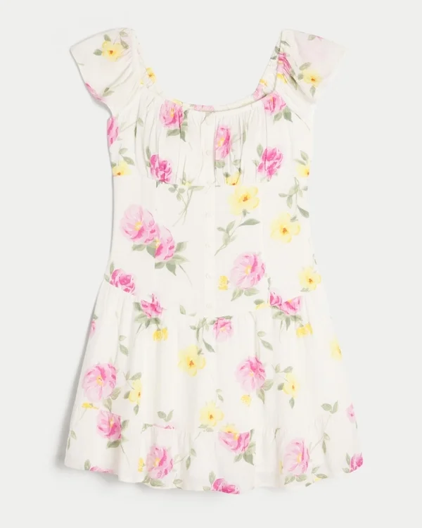 Flutter Sleeve Skort Dress Flutter Sleeve Skort Dress