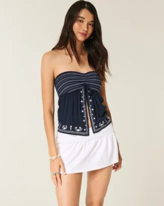 Foldover Knit Mini Skort Foldover Knit Mini Skort