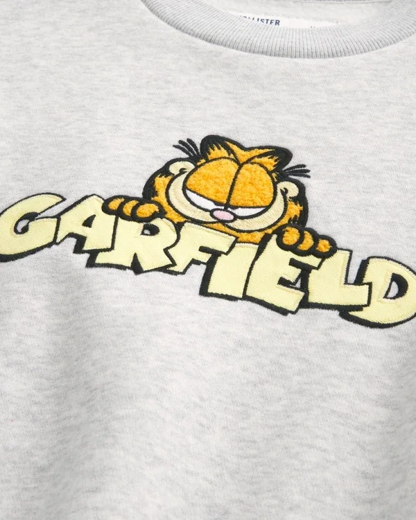 Garfield Graphic Crew Sweatshirt Garfield Graphic Crew Sweatshirt