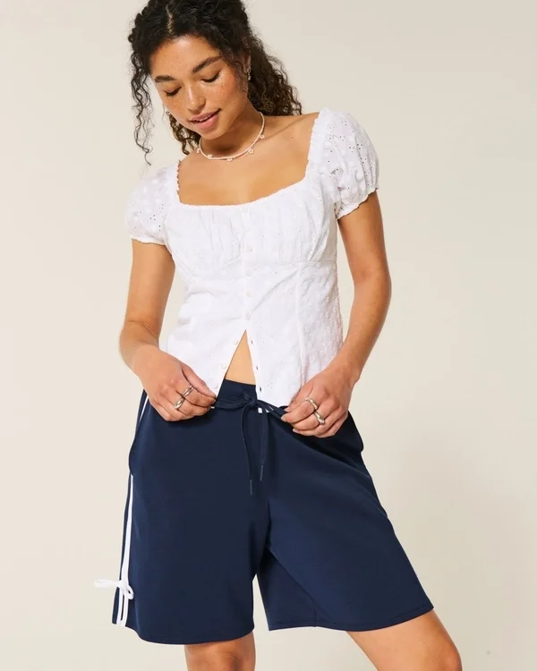 Gilly Hicks Active Cooldown Side Bow Shorts Gilly Hicks Active Cooldown Side Bow Shorts