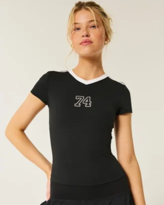 Gilly Hicks Active Graphic Baby Tee