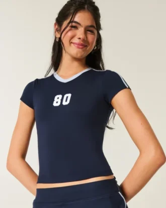 Gilly Hicks Active Graphic Baby Tee