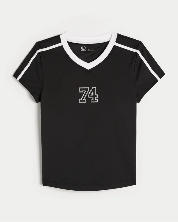 Gilly Hicks Active Graphic Baby Tee Gilly Hicks Active Graphic Baby Tee