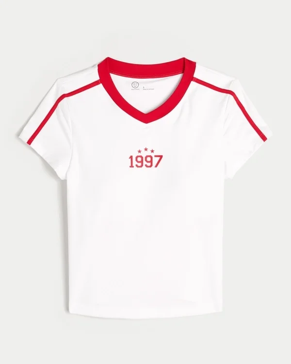 Gilly Hicks Active Graphic Baby Tee Gilly Hicks Active Graphic Baby Tee