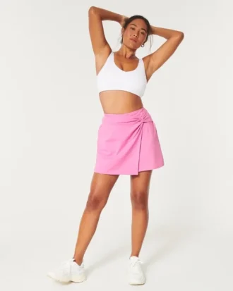 Gilly Hicks Active Recharge A-Line Twist Skortie Gilly Hicks Active Recharge A-Line Twist Skortie