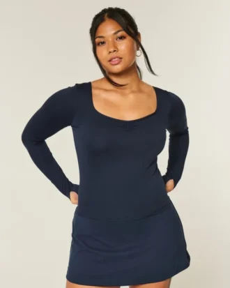 Gilly Hicks Active Recharge Cinch Sweetheart Top