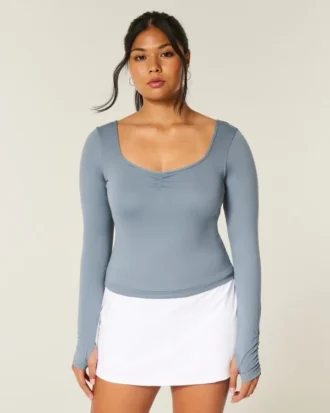 Gilly Hicks Active Recharge Cinch Sweetheart Top