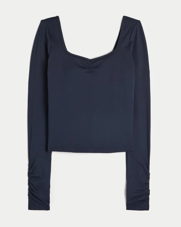 Gilly Hicks Active Recharge Cinch Sweetheart Top Gilly Hicks Active Recharge Cinch Sweetheart Top