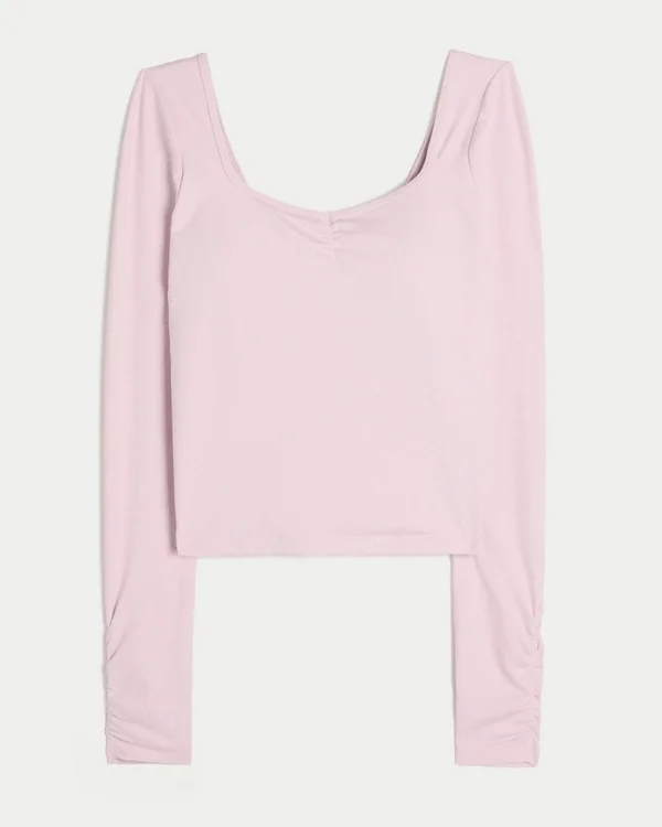 Gilly Hicks Active Recharge Cinch Sweetheart Top Gilly Hicks Active Recharge Cinch Sweetheart Top