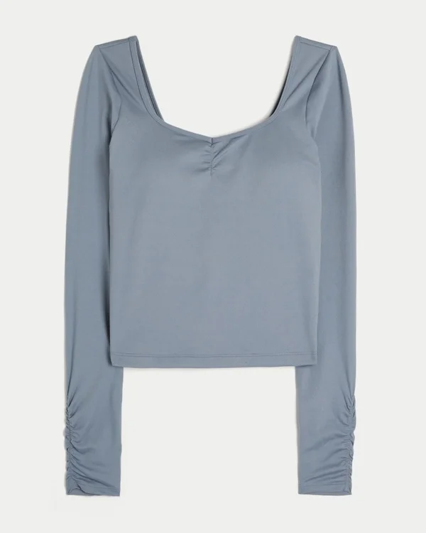 Gilly Hicks Active Recharge Cinch Sweetheart Top Gilly Hicks Active Recharge Cinch Sweetheart Top