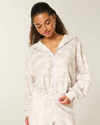 Gilly Hicks Active Recharge Easy Zip-Up Hoodie Gilly Hicks Active Recharge Easy Zip-Up Hoodie