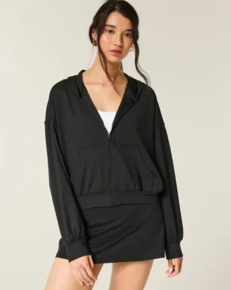 Gilly Hicks Active Recharge Easy Zip-Up Hoodie Gilly Hicks Active Recharge Easy Zip-Up Hoodie