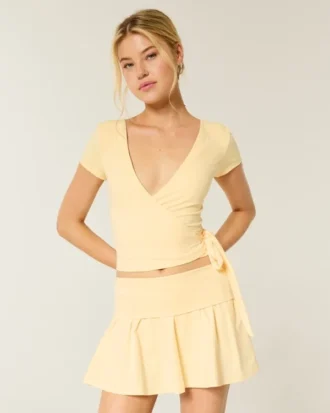 Gilly Hicks Active Recharge Foldover Skortie