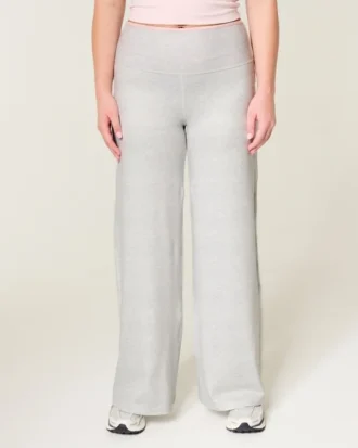 Gilly Hicks Active Recharge Foldover Wide-Leg Pants