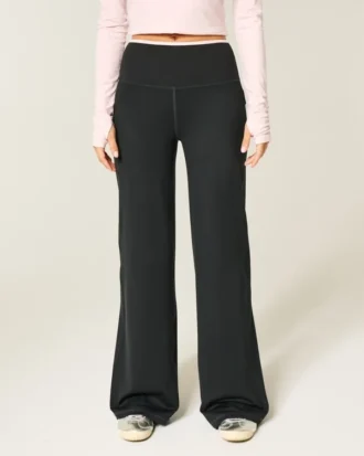Gilly Hicks Active Recharge Foldover Wide-Leg Pants