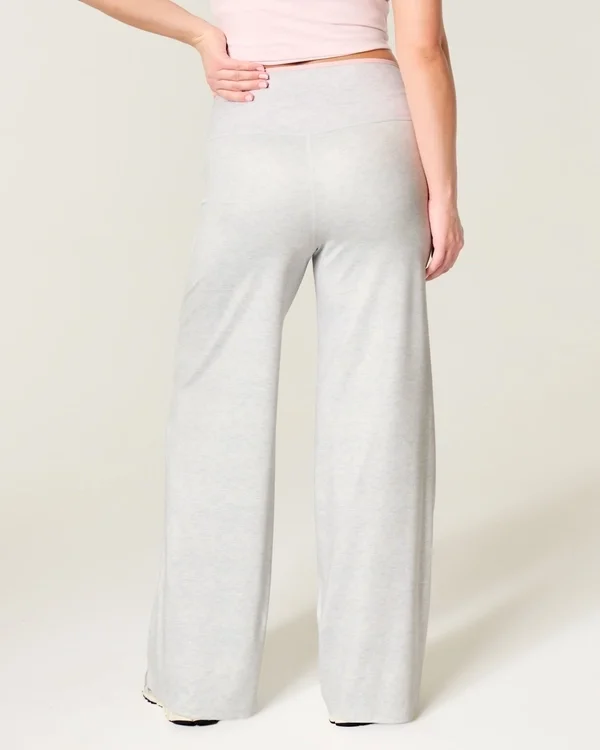 Gilly Hicks Active Recharge Foldover Wide-Leg Pants Gilly Hicks Active Recharge Foldover Wide-Leg Pants