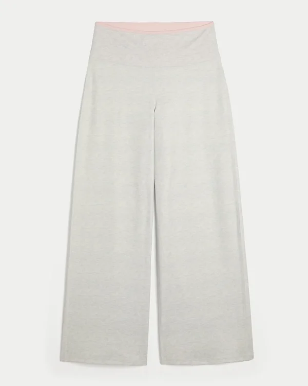 Gilly Hicks Active Recharge Foldover Wide-Leg Pants Gilly Hicks Active Recharge Foldover Wide-Leg Pants