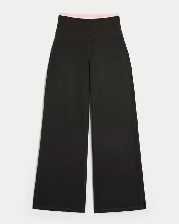 Gilly Hicks Active Recharge Foldover Wide-Leg Pants Gilly Hicks Active Recharge Foldover Wide-Leg Pants