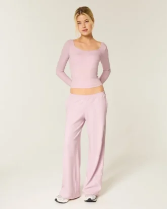 Gilly Hicks Active Recharge Heart-Tipped Baggy Pants