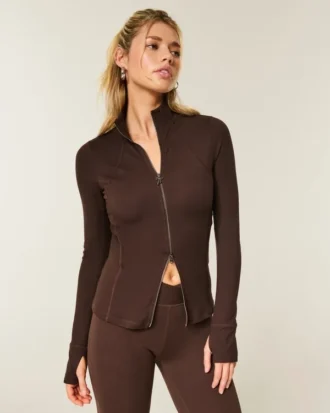 Gilly Hicks Active Recharge Slim & Snatched Full-Zip