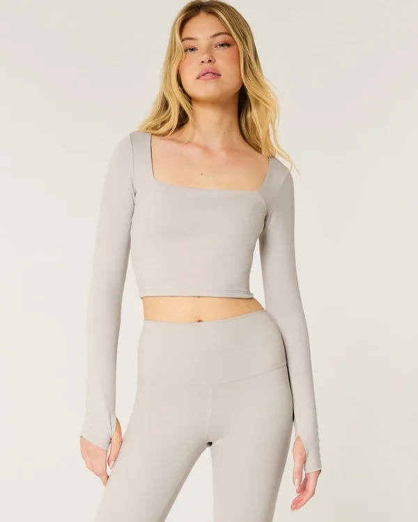 Gilly Hicks Active Recharge Square-Neck Top Gilly Hicks Active Recharge Square-Neck Top