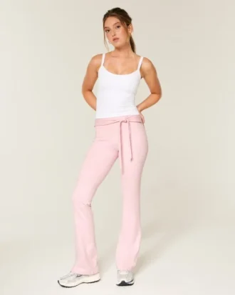 Gilly Hicks Active Recharge Tie-Waist Boot Leggings