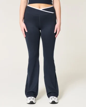Gilly Hicks Active Recharge Tipped Flare Pants