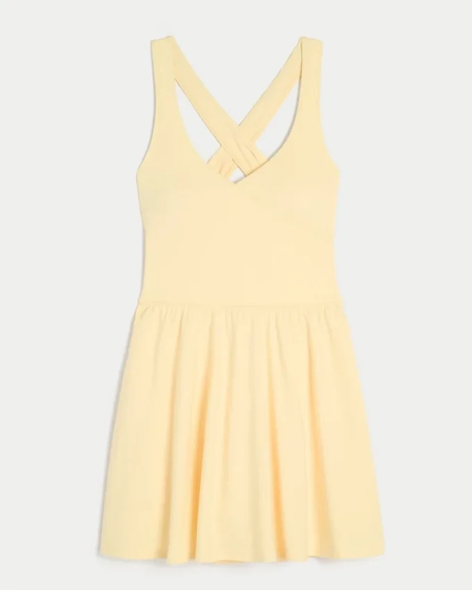 Gilly Hicks Active Recharge Wrap Halter Dress Gilly Hicks Active Recharge Wrap Halter Dress