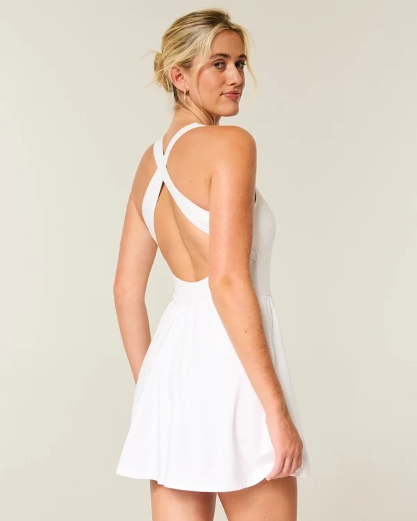 Gilly Hicks Active Recharge Wrap Halter Dress Gilly Hicks Active Recharge Wrap Halter Dress