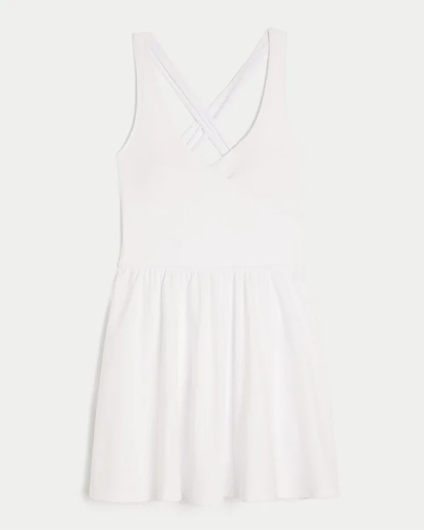 Gilly Hicks Active Recharge Wrap Halter Dress Gilly Hicks Active Recharge Wrap Halter Dress