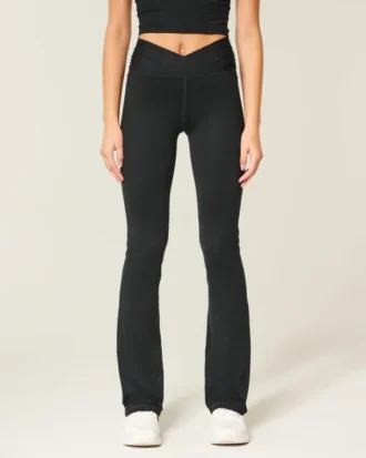 Gilly Hicks Active Recharge Wrap Waist Boot Leggings