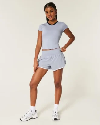 Gilly Hicks Active Tipped Running Shorts