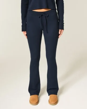 Gilly Hicks Always Cozy Waffle Bootcut Pants