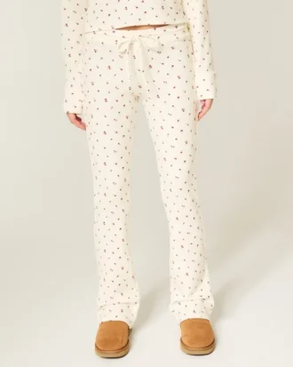 Gilly Hicks Always Cozy Waffle Bootcut Pants