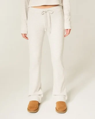 Gilly Hicks Always Cozy Waffle Bootcut Pants