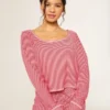 Gilly Hicks Always Cozy Waffle Long-Sleeve Scoop Top