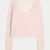 Gilly Hicks Always Cozy Waffle Long-Sleeve Scoop Top